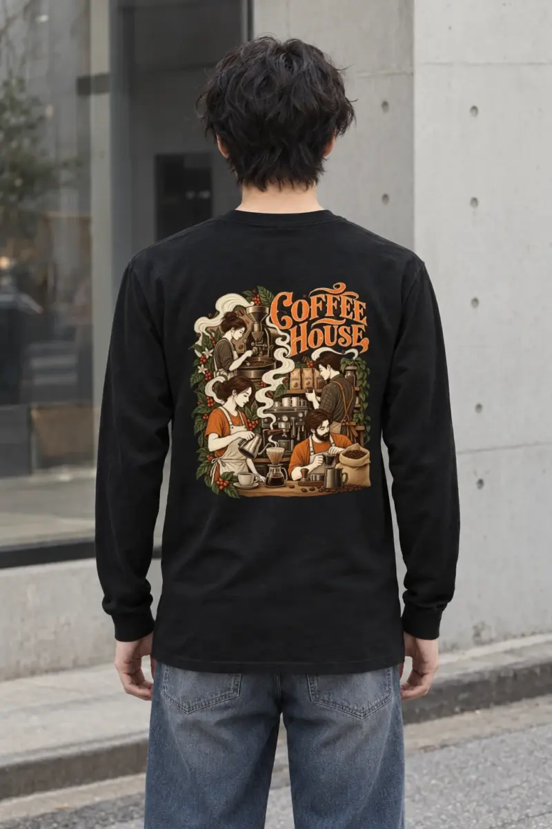 "Coffee House" Unisex Longsleeve T-shirt