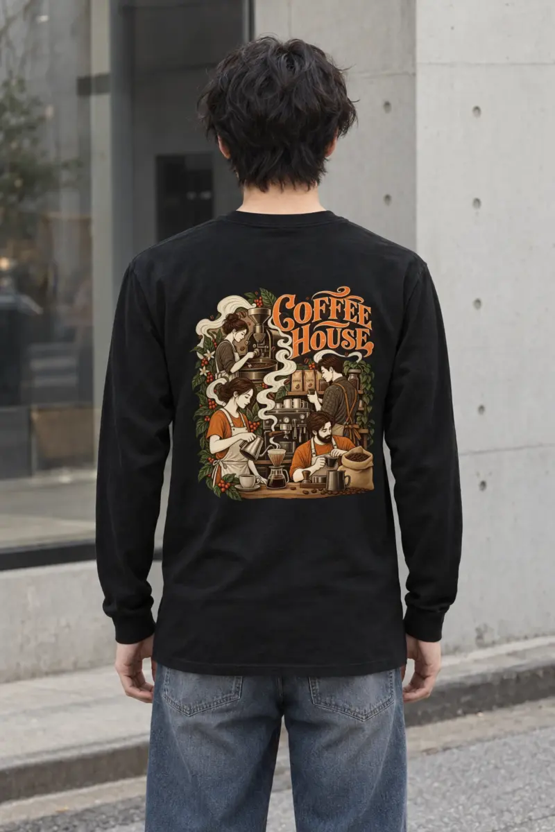 "Coffee House" Unisex Longsleeve T-shirt