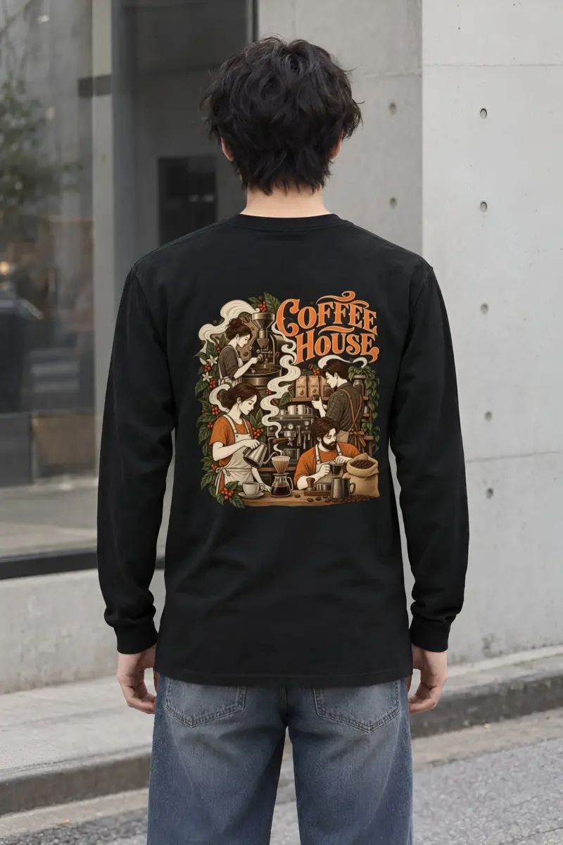 "Coffee House" Unisex Longsleeve T-shirt