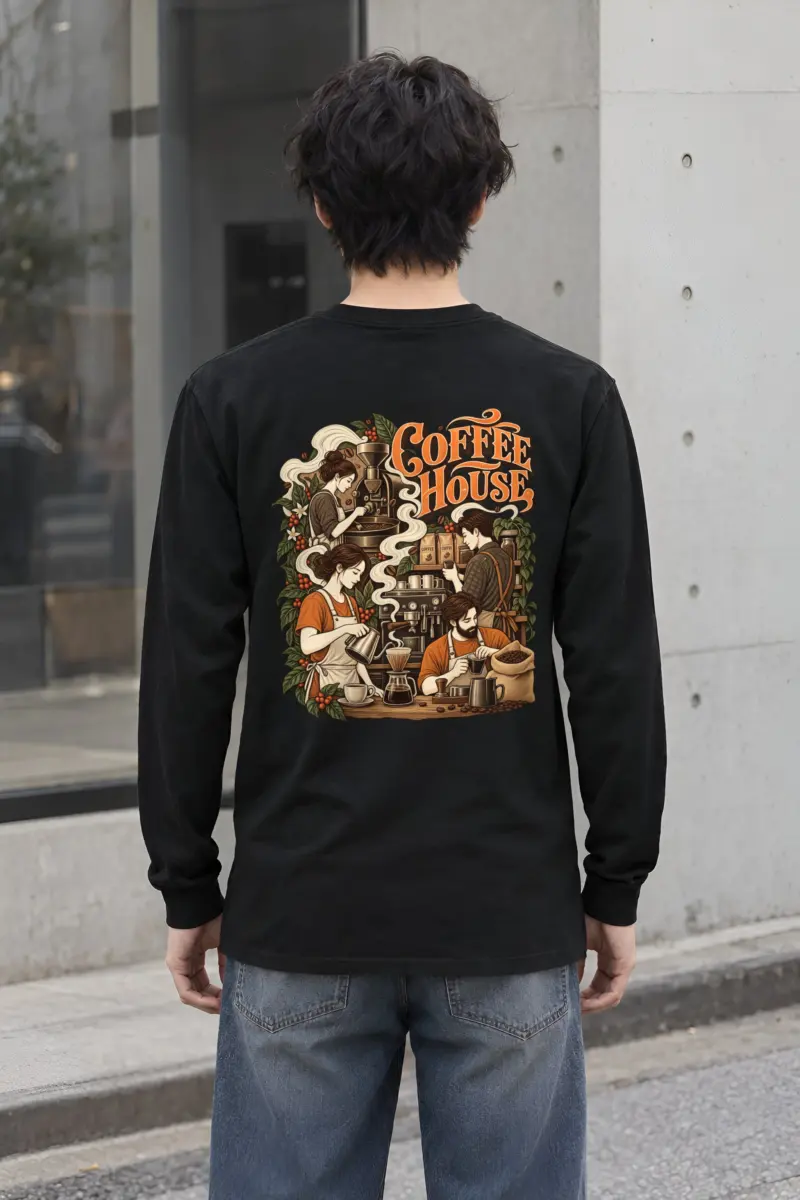 "Coffee House" Unisex Longsleeve T-shirt