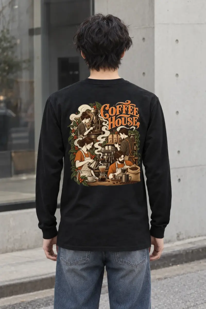 "Coffee House" Unisex Longsleeve T-shirt