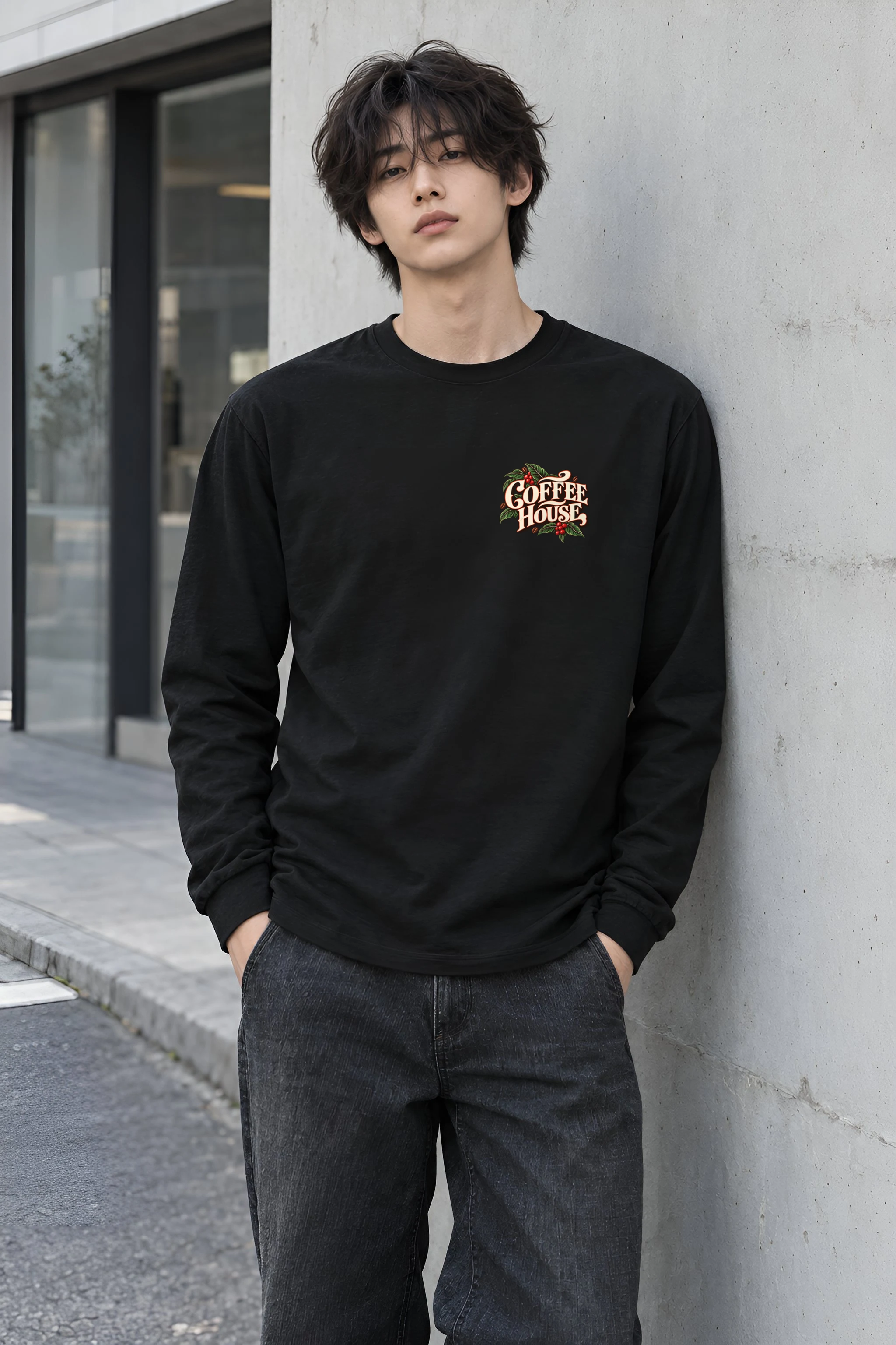 "Coffee House" Unisex Longsleeve T-shirt
