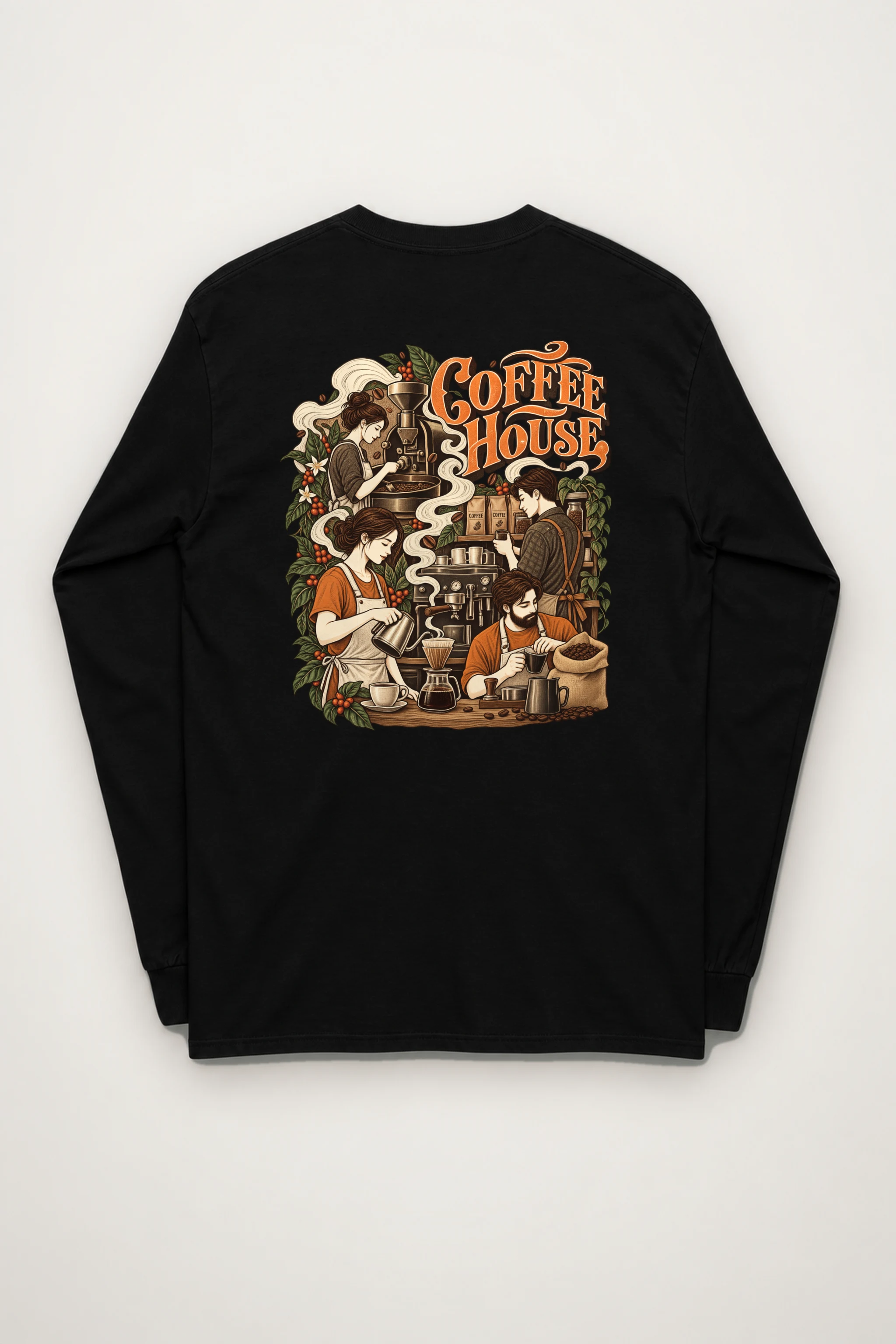 "Coffee House" Unisex Longsleeve T-shirt