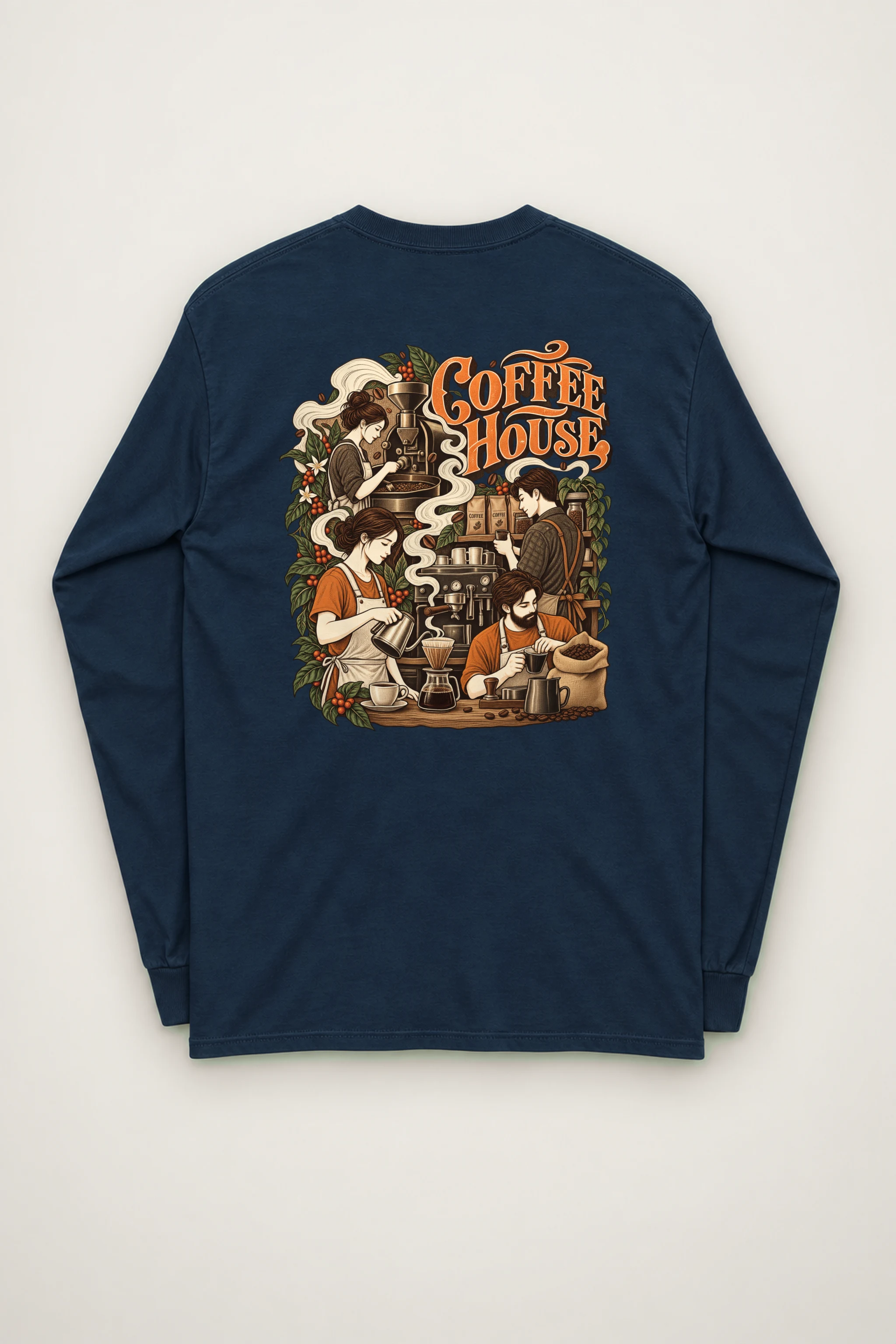 "Coffee House" Unisex Longsleeve T-shirt