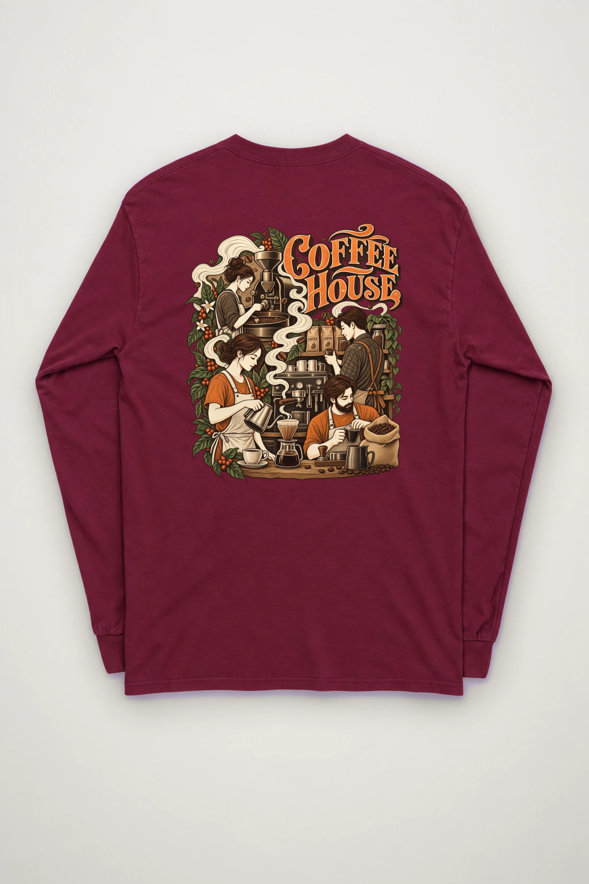 "Coffee House" Unisex Longsleeve T-shirt