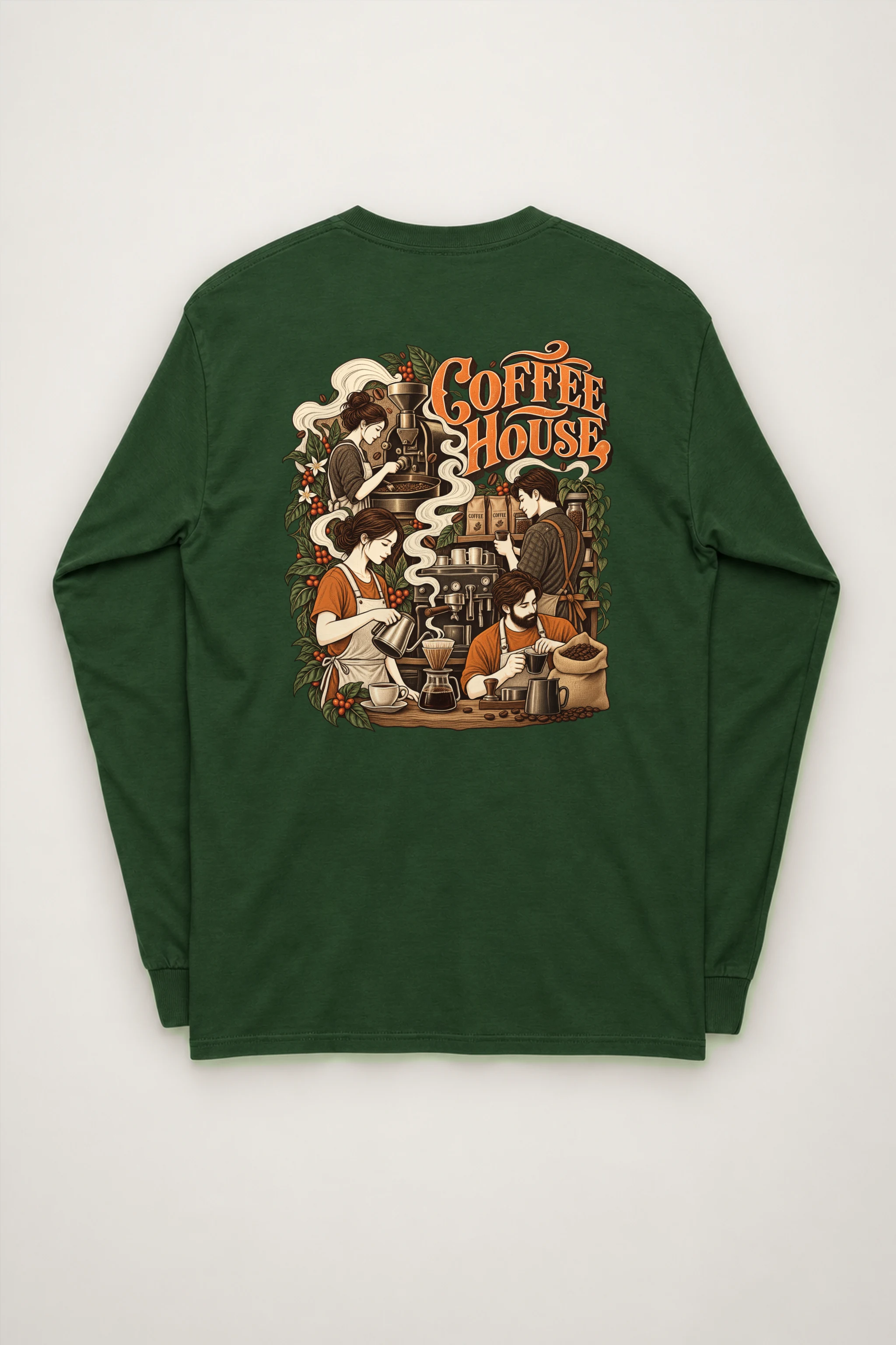 "Coffee House" Unisex Longsleeve T-shirt