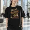 "Coffee In The Morning" Heavyweight Unisex Crewneck T-shirt | Gildan 5000