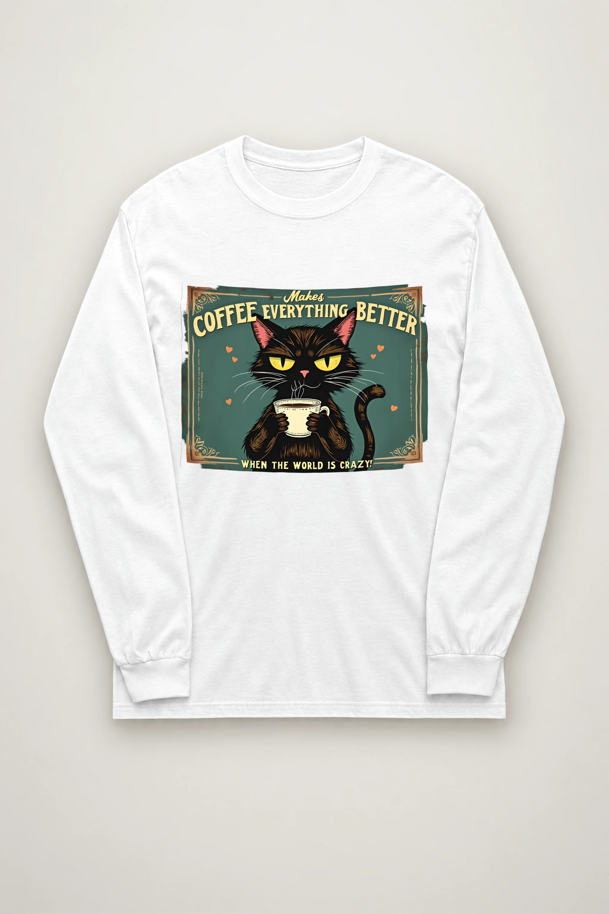 "Coffee Makes Everything Better" Unisex Longsleeve T-shirt