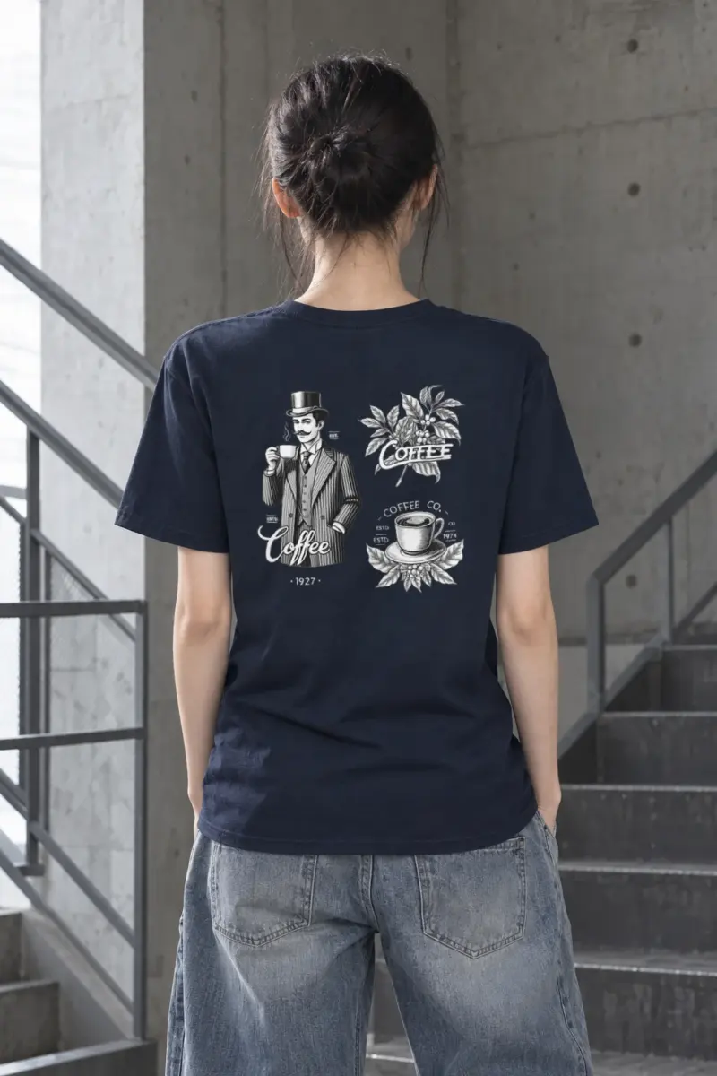 "Coffee Merchant 1927" Heavyweight Unisex Crewneck T-shirt