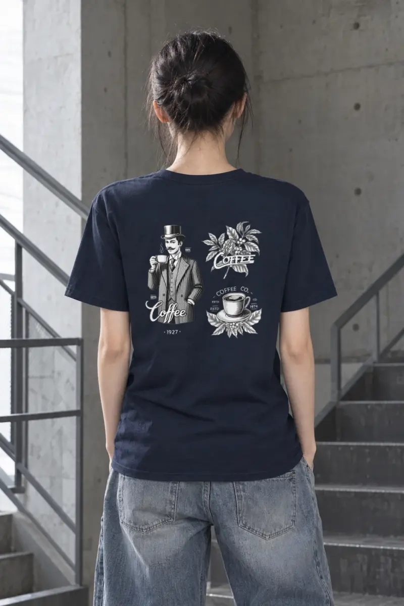 "Coffee Merchant 1927" Heavyweight Unisex Crewneck T-shirt