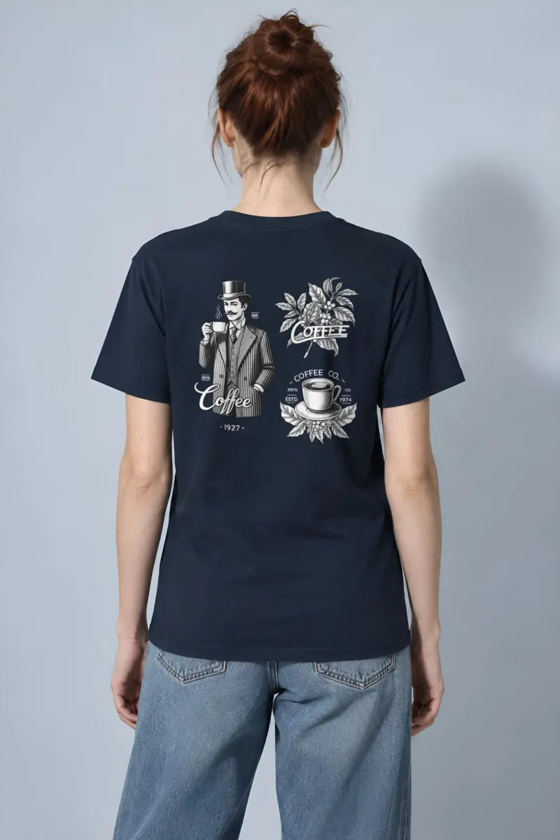 "Coffee Merchant 1927" Heavyweight Unisex Crewneck T-shirt