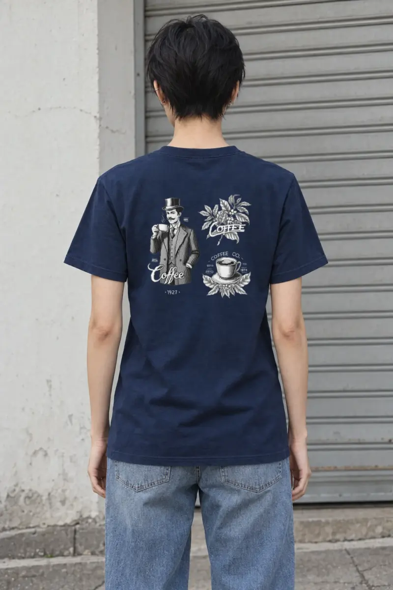 "Coffee Merchant 1927" Heavyweight Unisex Crewneck T-shirt