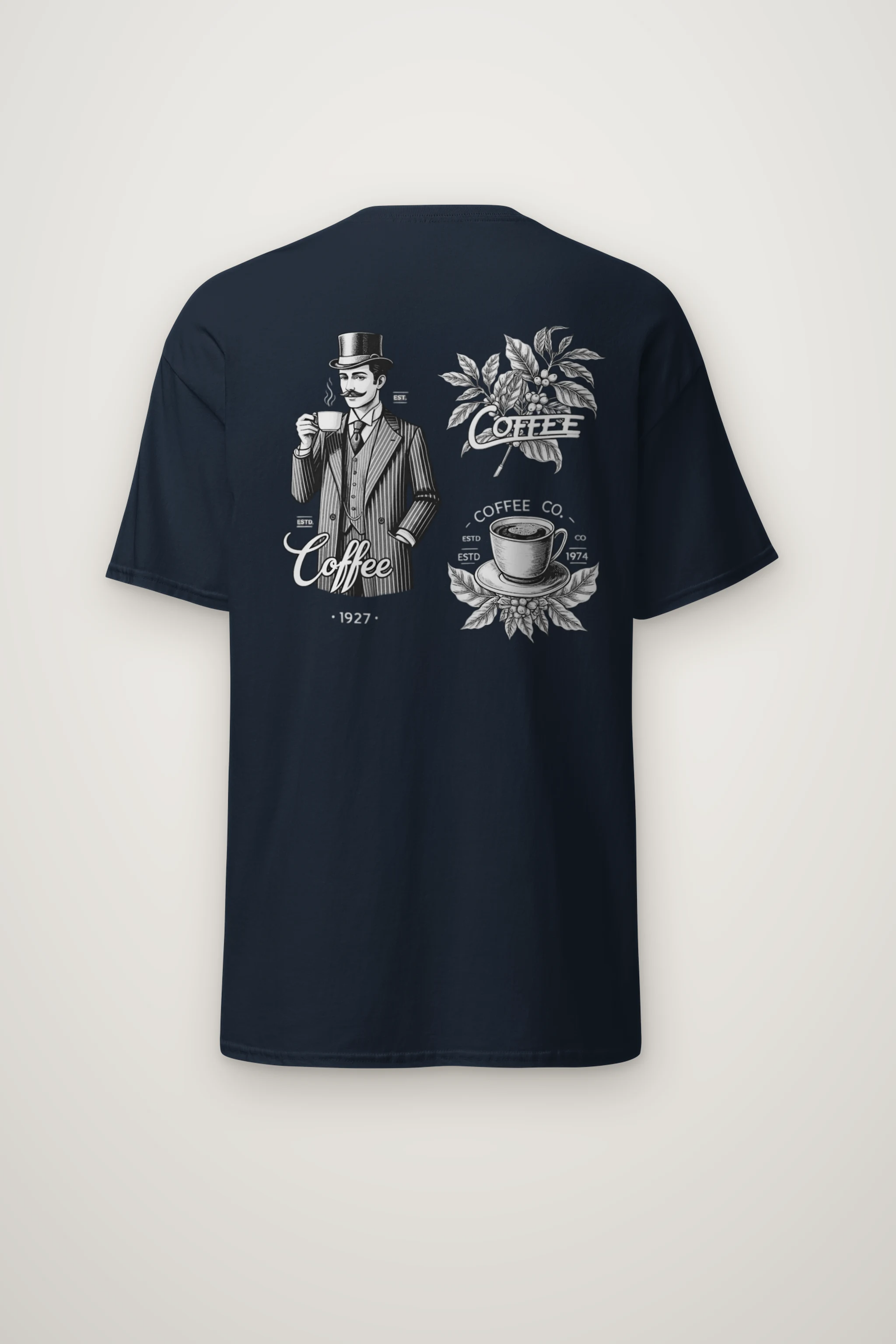 "Coffee Merchant 1927" Heavyweight Unisex Crewneck T-shirt