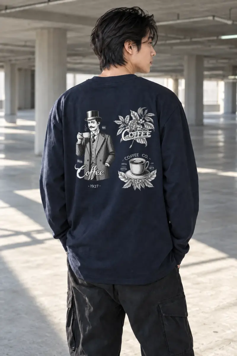 “Coffee Merchant 1927” Unisex Longsleeve T-shirt | Gildan 2400