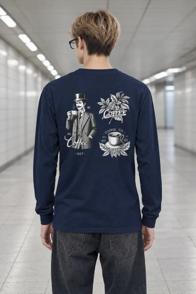 "Coffee Merchant 1927" Unisex Longsleeve T-shirt