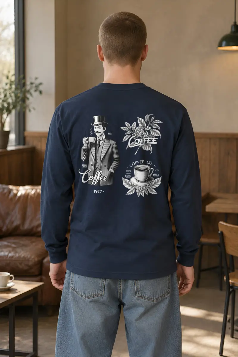 "Coffee Merchant 1927" Unisex Longsleeve T-shirt