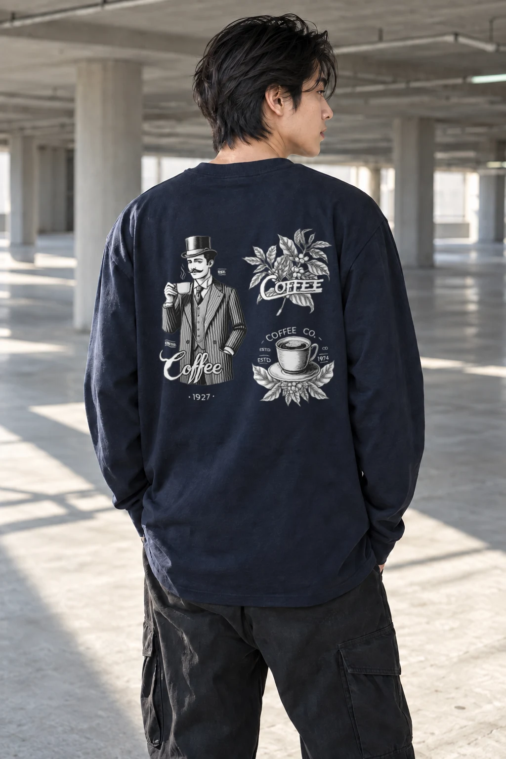 "Coffee Merchant 1927" Unisex Longsleeve T-shirt | Gildan 2400