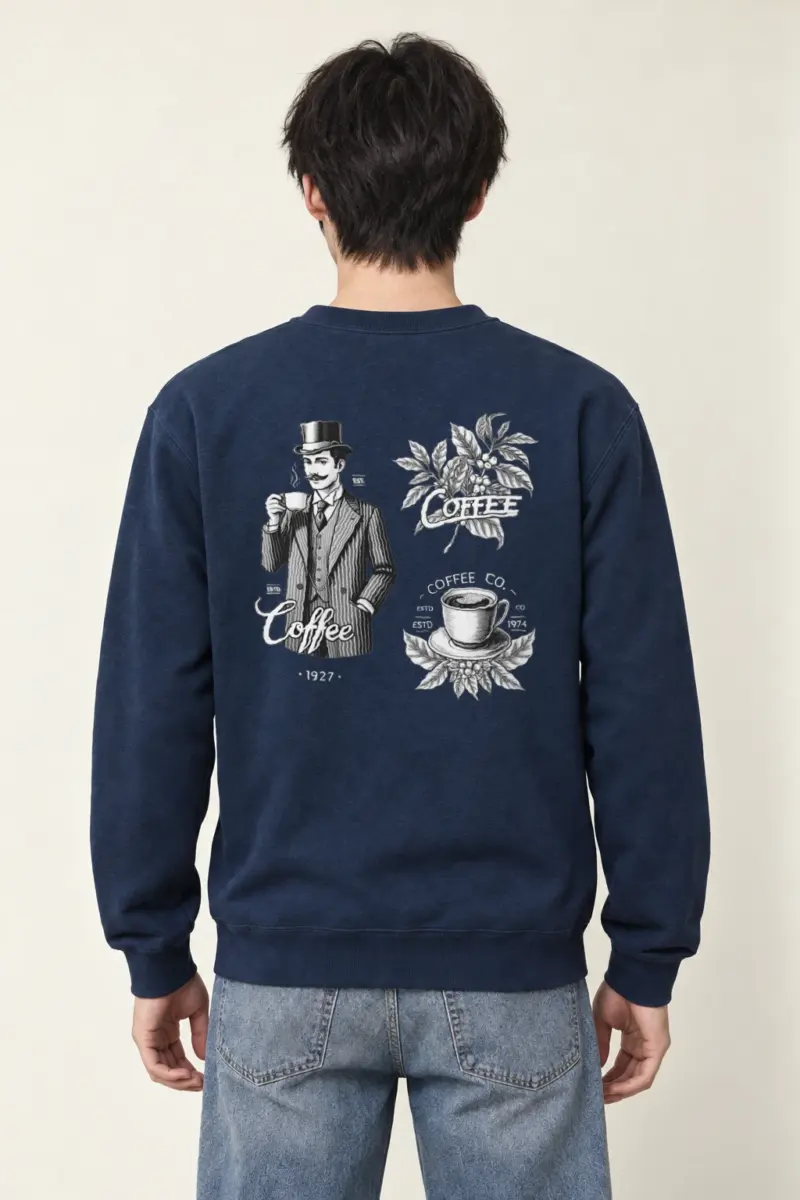"Coffee Merchant" Heavy Blend Unisex Crewneck Sweatshirt