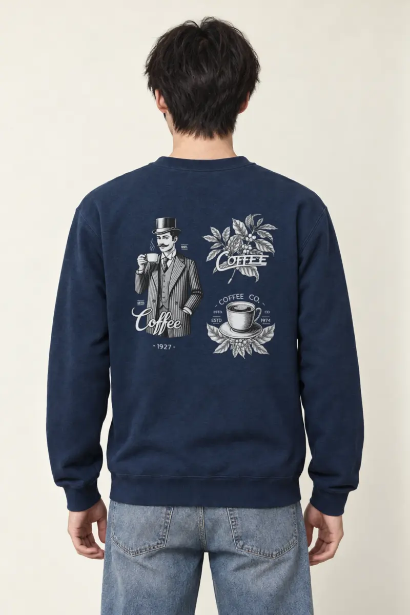 "Coffee Merchant" Heavy Blend Unisex Crewneck Sweatshirt