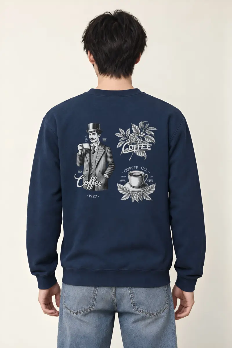 "Coffee Merchant" Heavy Blend Unisex Crewneck Sweatshirt