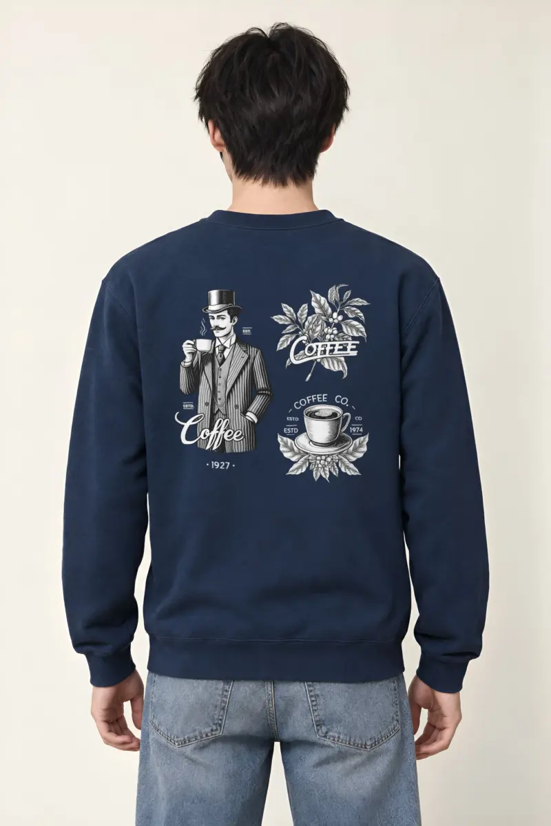 "Coffee Merchant" Heavy Blend Unisex Crewneck Sweatshirt
