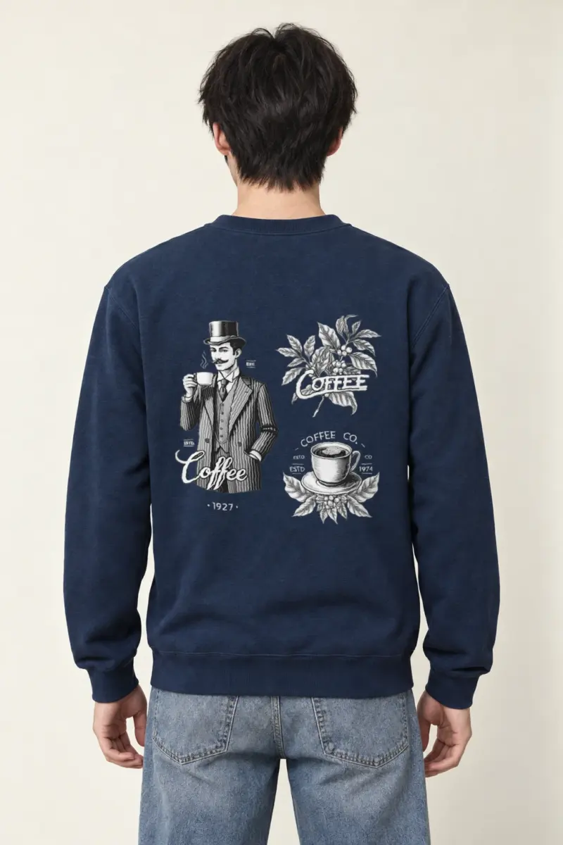 "Coffee Merchant" Heavy Blend Unisex Crewneck Sweatshirt