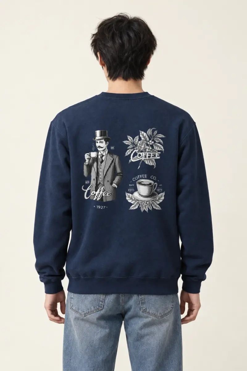 "Coffee Merchant" Heavy Blend Unisex Crewneck Sweatshirt | Gildan 18000