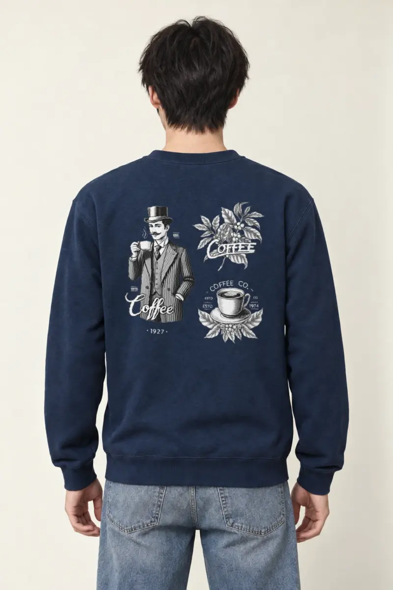 "Coffee Merchant" Heavy Blend Unisex Crewneck Sweatshirt