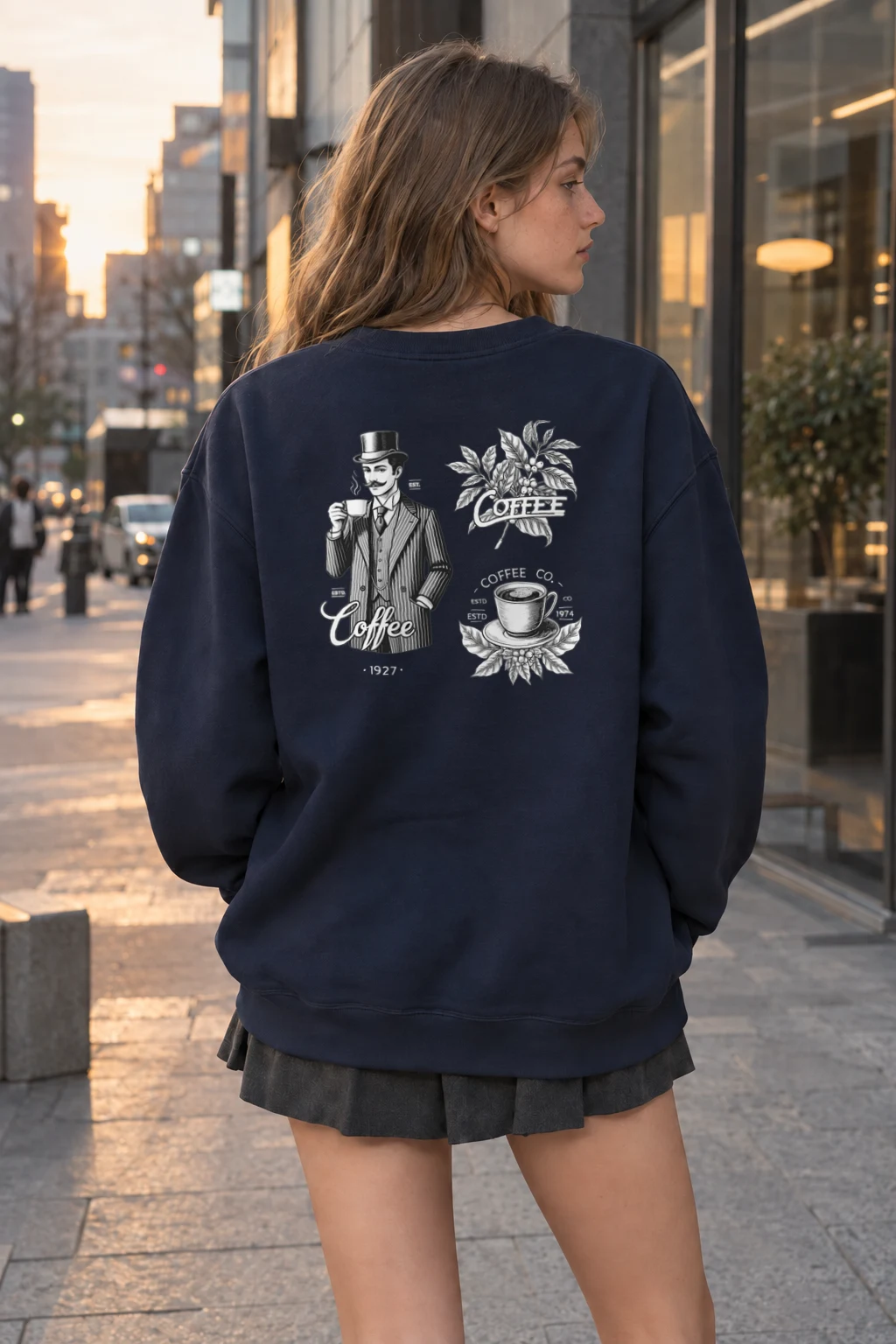 "Coffee Merchant" Heavy Blend Unisex Crewneck Sweatshirt | Gildan 18000