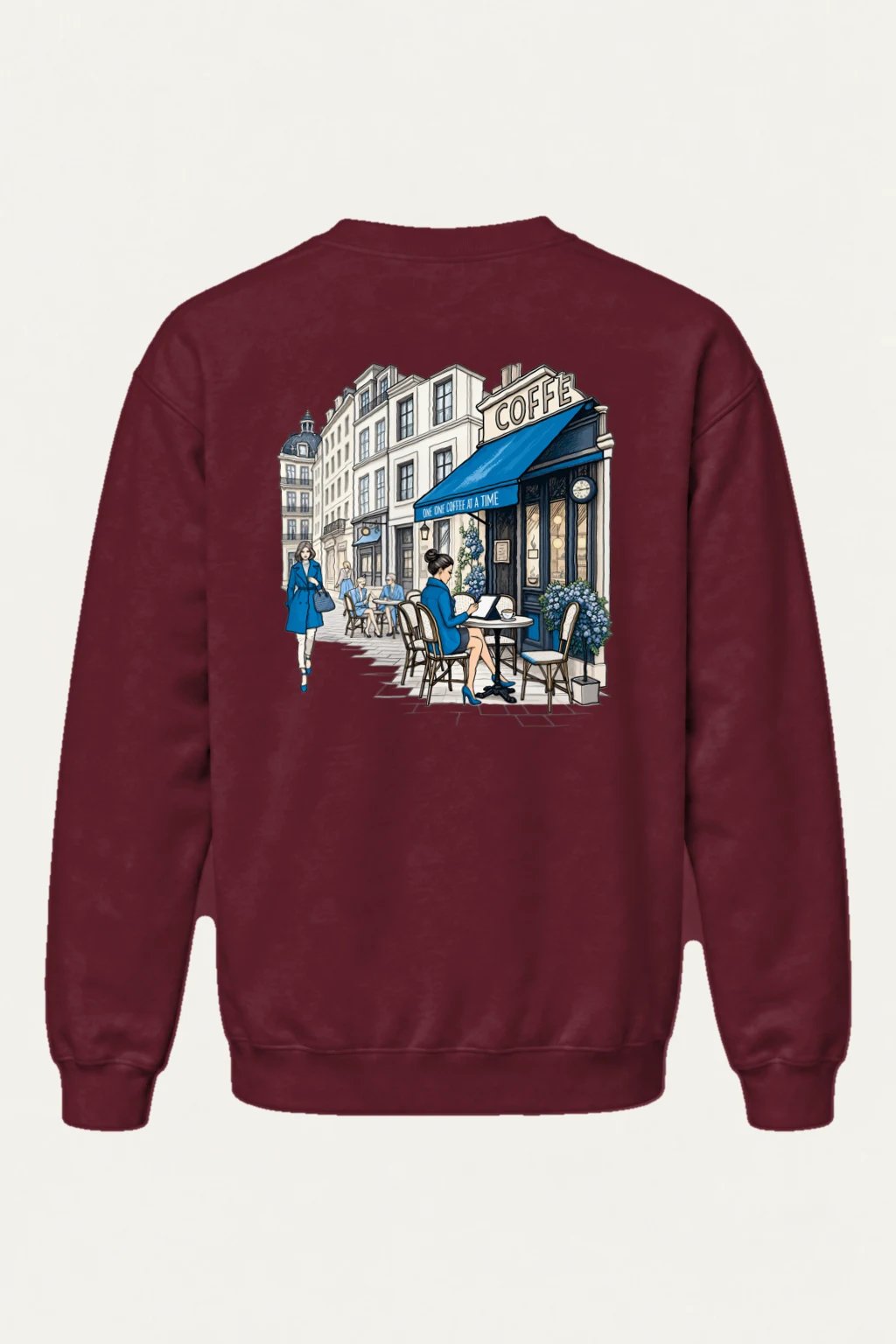 "Coffee One Cup" Heavy Blend Unisex Crewneck Sweatshirt | Gildan 18000