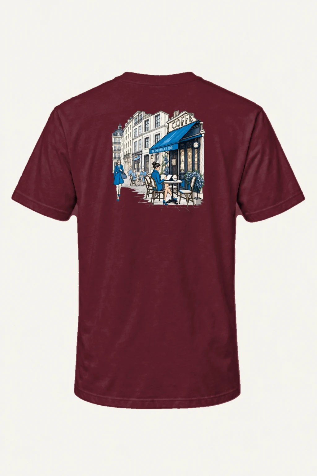 "Coffee One Cup" Heavyweight Unisex Crewneck T-shirt | Gildan 5000