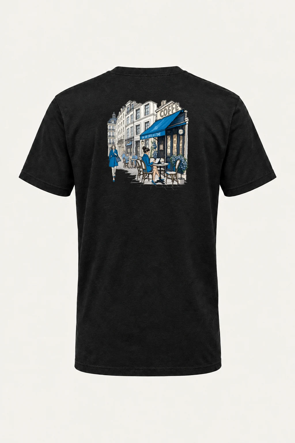 "Coffee One Cup" Heavyweight Unisex Crewneck T-shirt | Gildan 5000