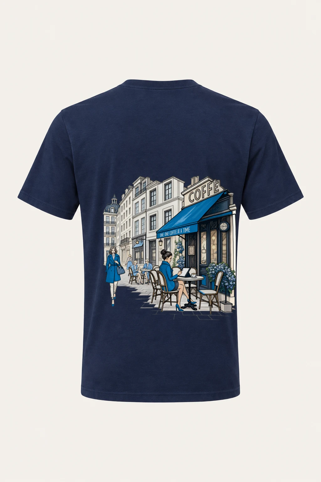 "Coffee One Cup" Heavyweight Unisex Crewneck T-shirt | Gildan 5000