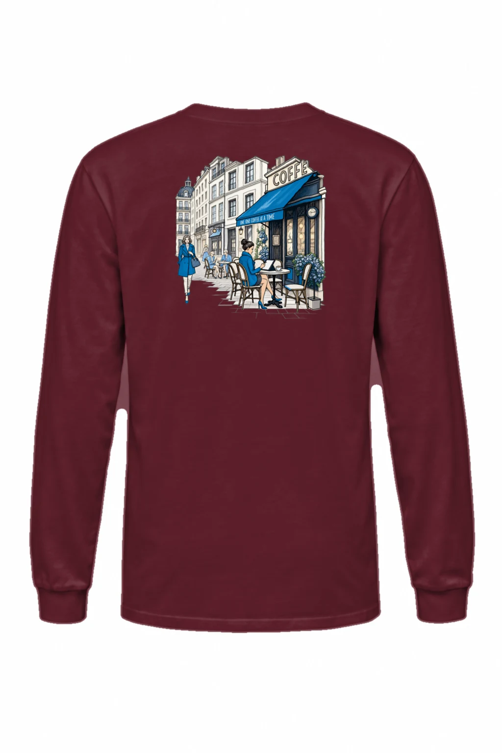 "Coffee One Cup" Unisex Longsleeve T-shirt | Gildan 2400