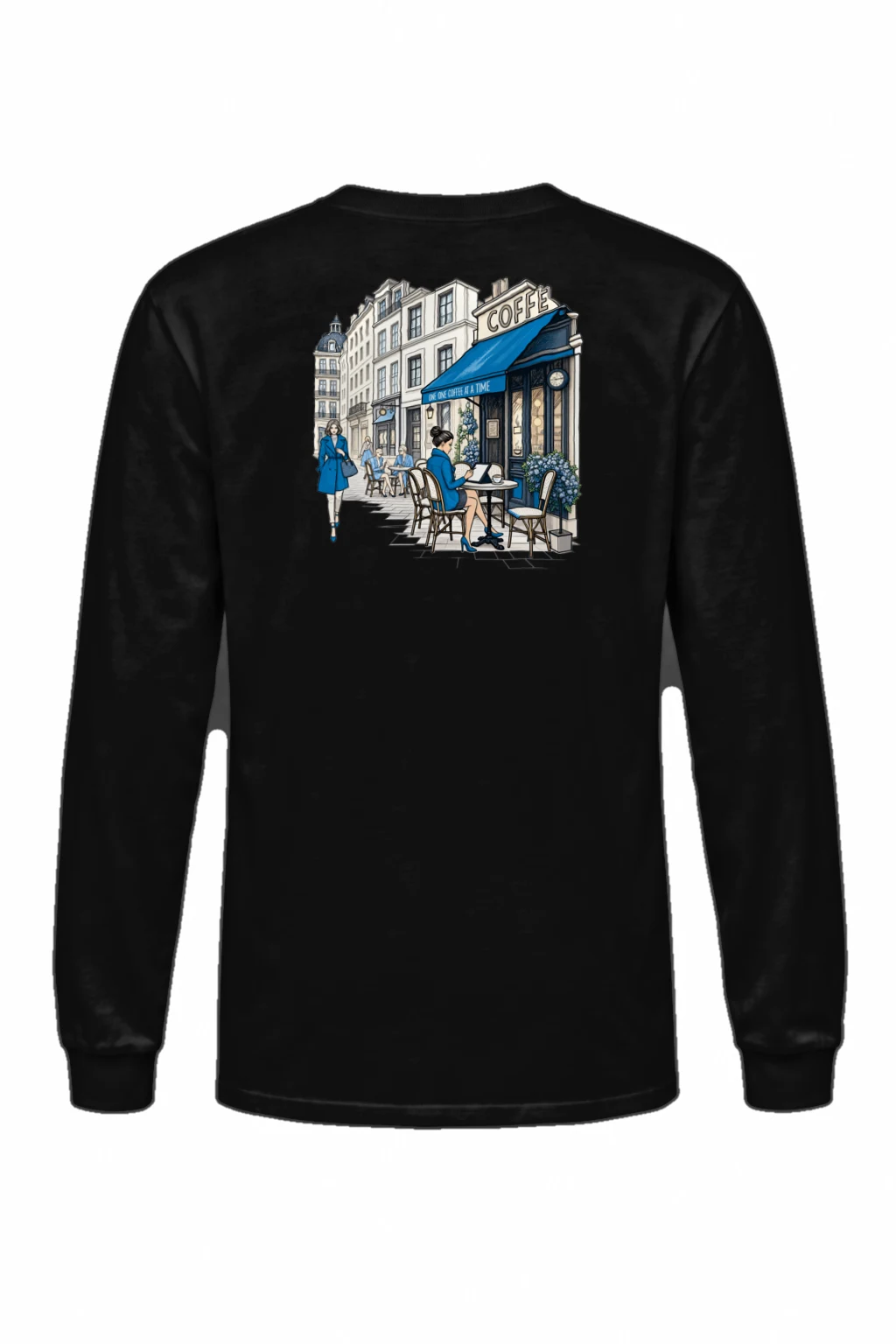 "Coffee One Cup" Unisex Longsleeve T-shirt | Gildan 2400