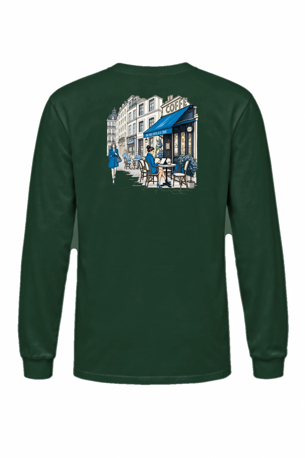 "Coffee One Cup" Unisex Longsleeve T-shirt | Gildan 2400
