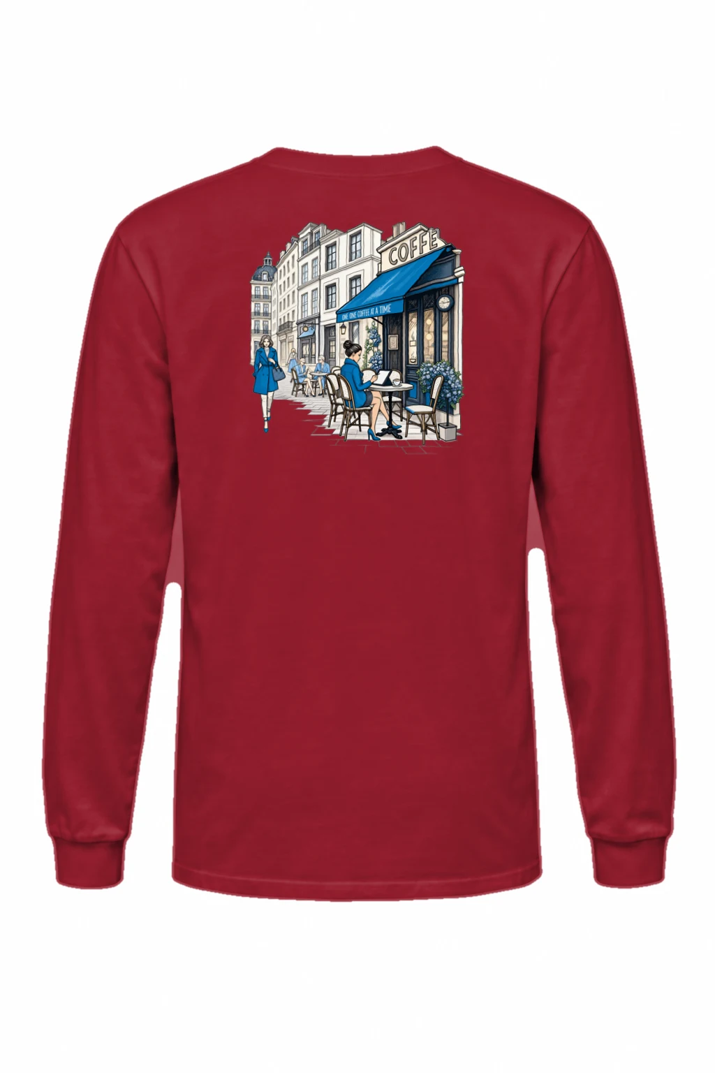 "Coffee One Cup" Unisex Longsleeve T-shirt | Gildan 2400