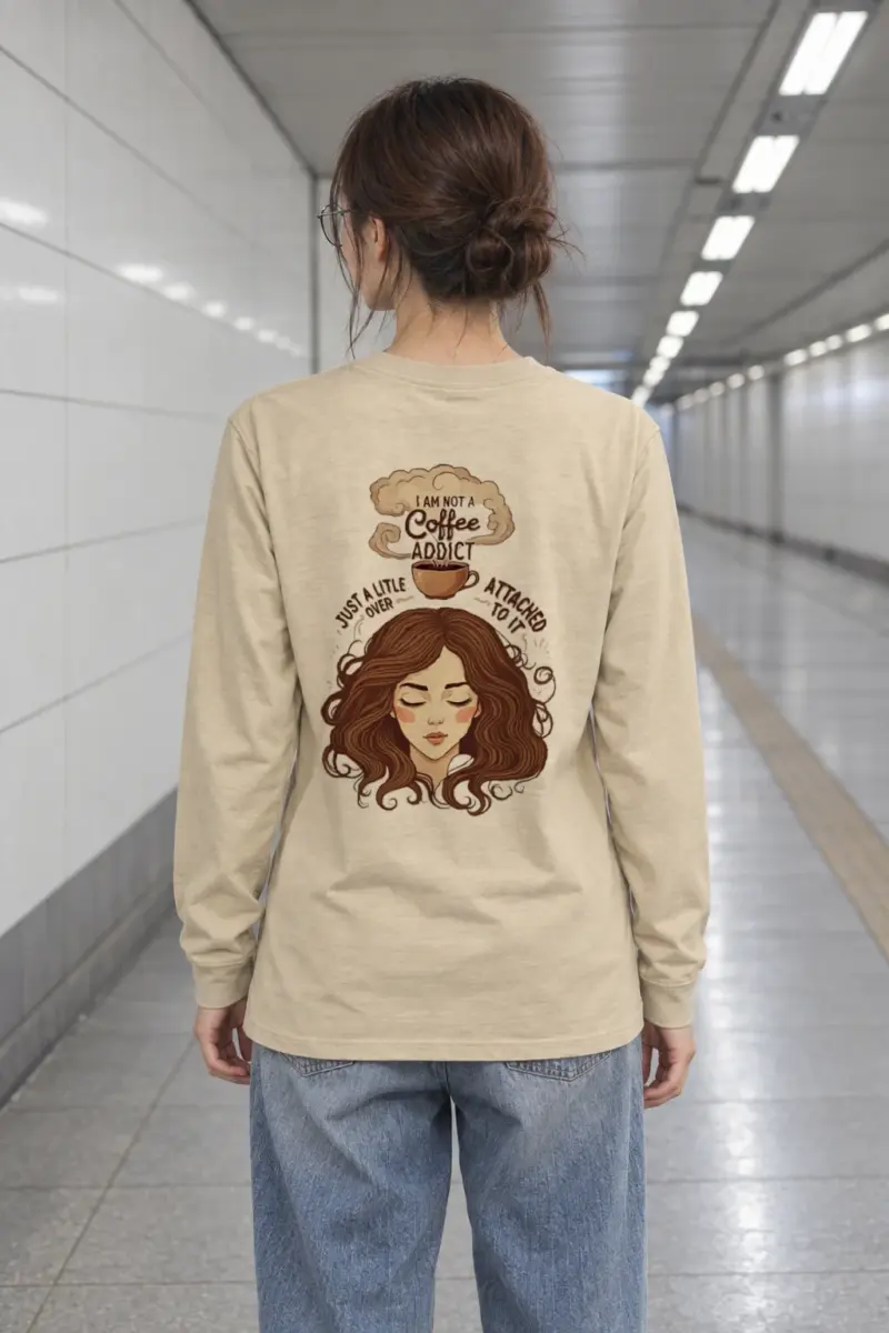 "Coffee Over Attached" Unisex Longsleeve T-shirt