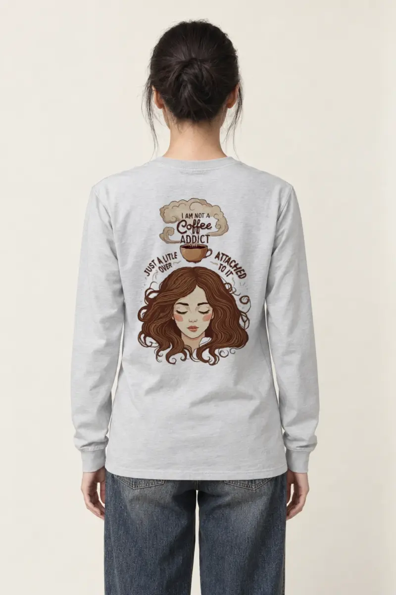 "Coffee Over Attached" Unisex Longsleeve T-shirt