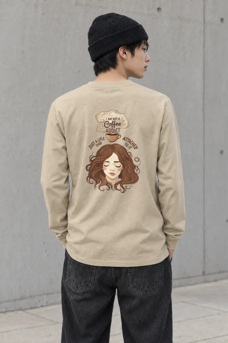 "Coffee Over Attached" Unisex Longsleeve T-shirt
