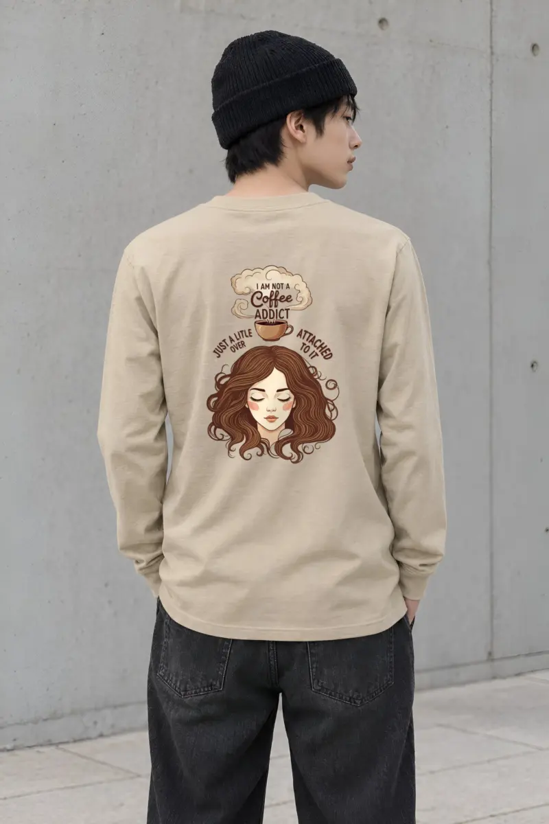 "Coffee Over Attached" Unisex Longsleeve T-shirt