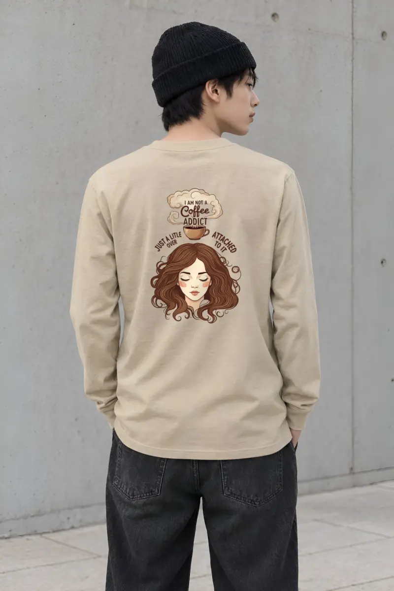 "Coffee Over Attached" Unisex Longsleeve T-shirt