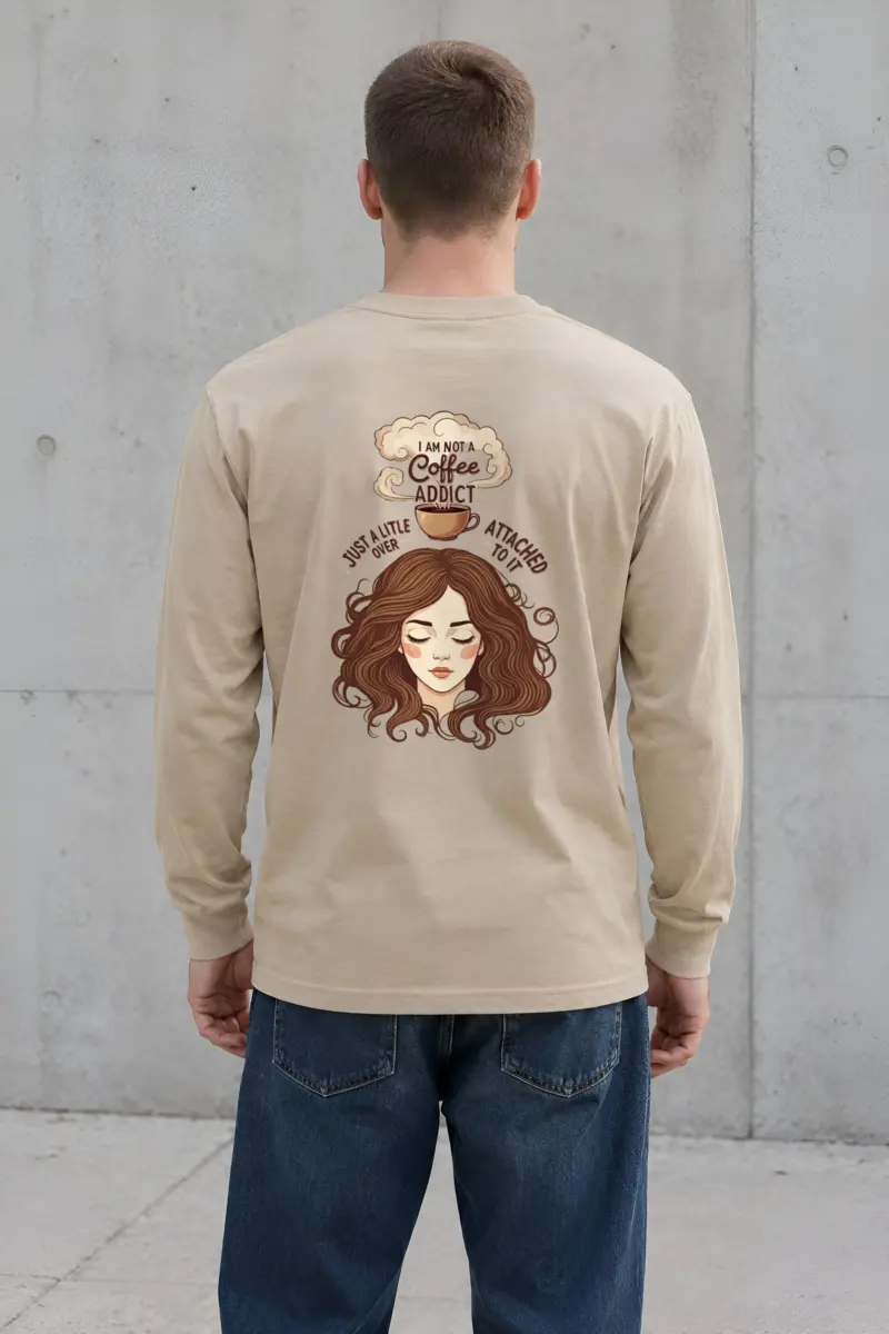"Coffee Over Attached" Unisex Longsleeve T-shirt
