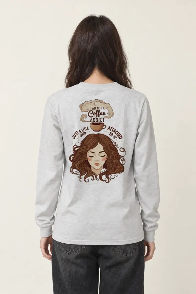 "Coffee Over Attached" Unisex Longsleeve T-shirt | Gildan 2400