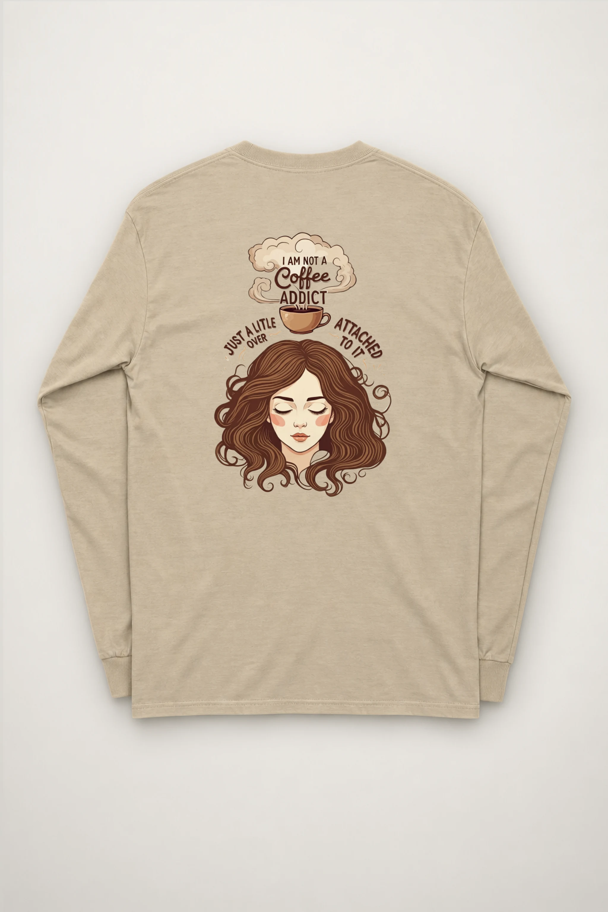 "Coffee Over Attached" Unisex Longsleeve T-shirt