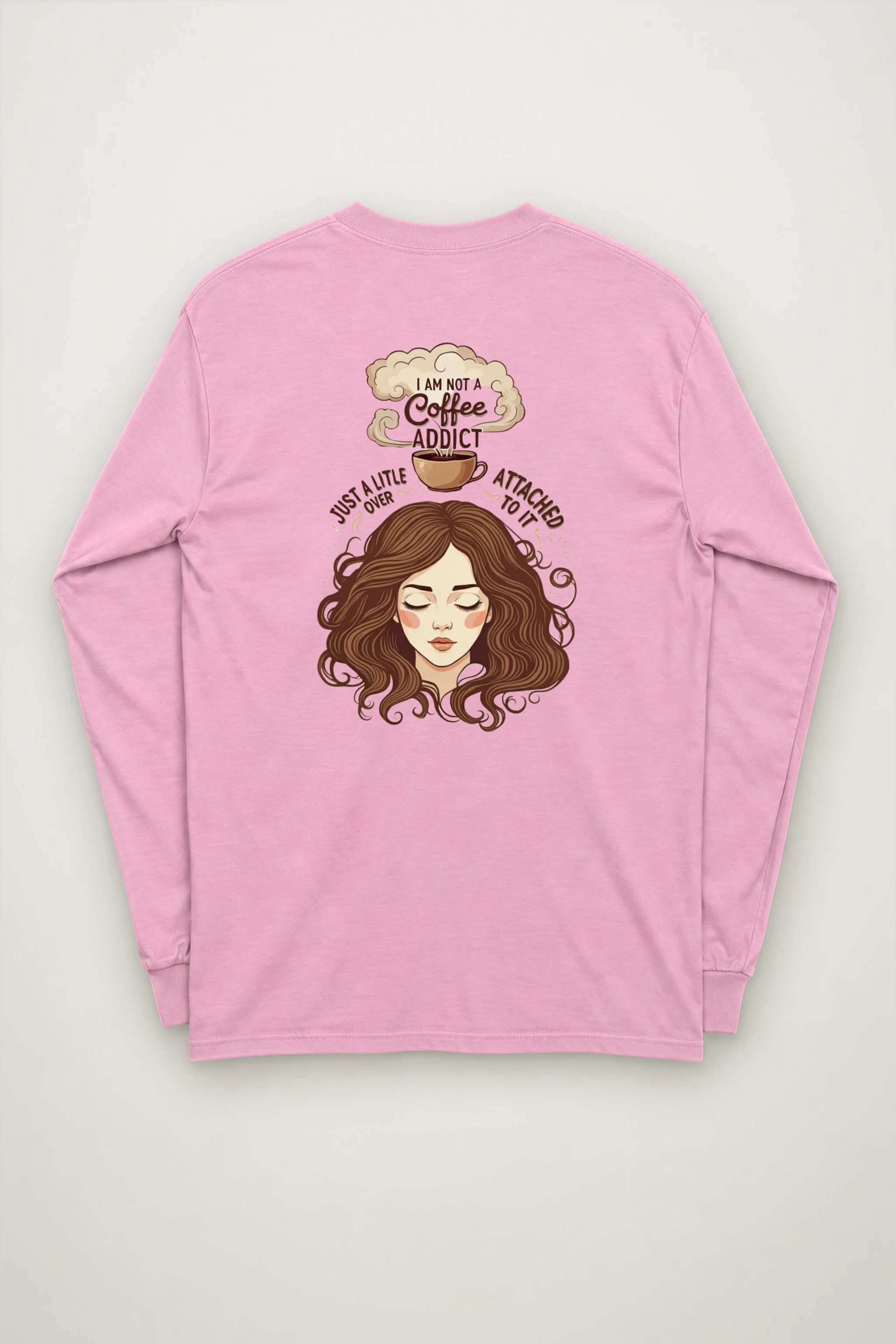 "Coffee Over Attached" Unisex Longsleeve T-shirt