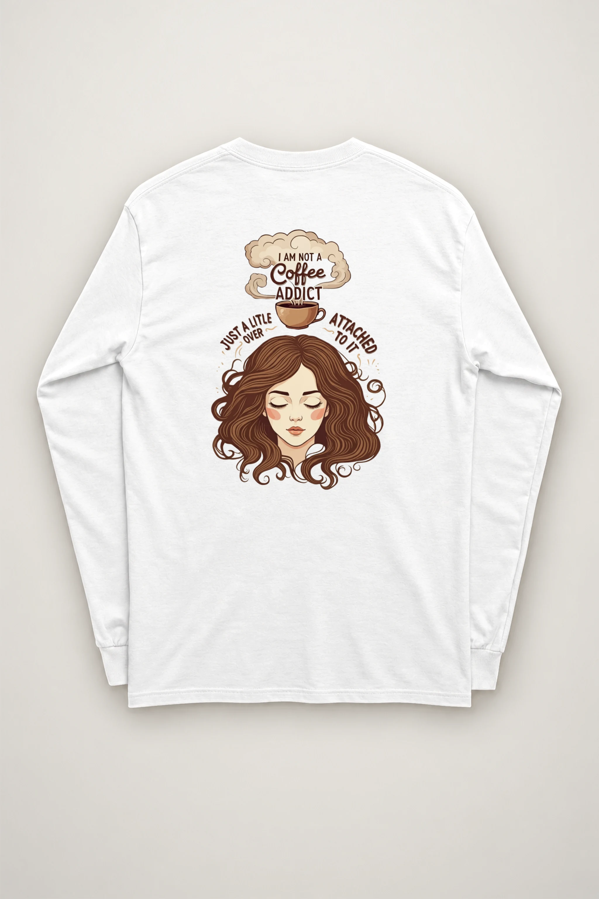 "Coffee Over Attached" Unisex Longsleeve T-shirt