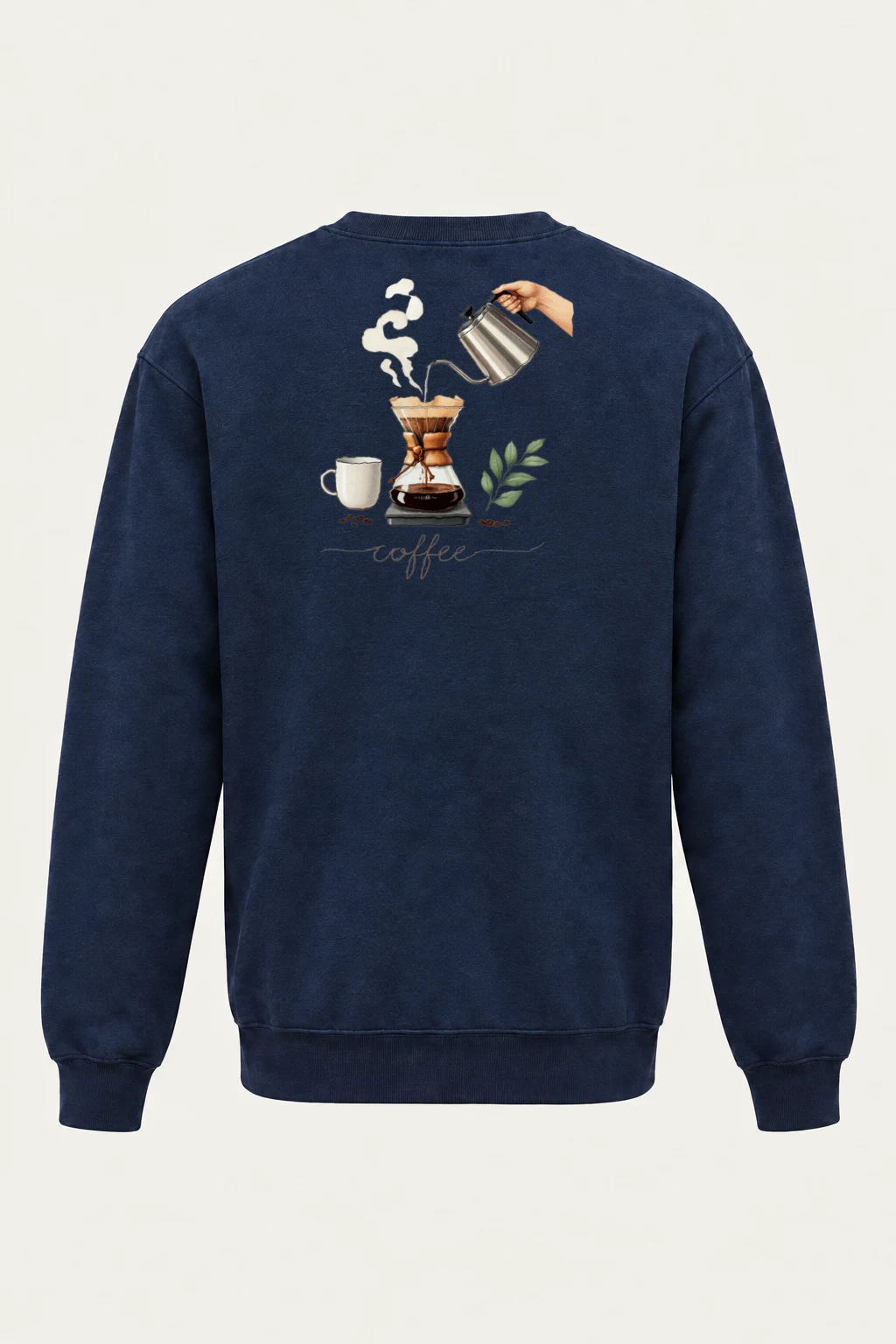 "Coffee Pour Over" Heavy Blend Unisex Crewneck Sweatshirt | Gildan 18000