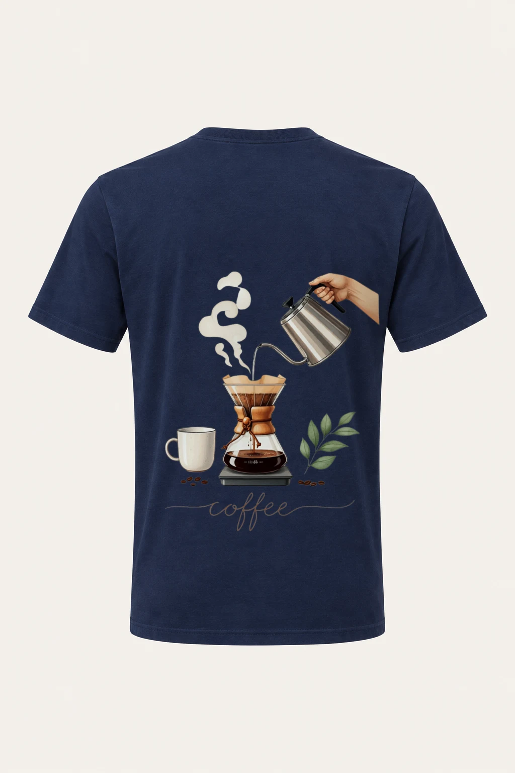 "Coffee Pour Over" Heavyweight Unisex Crewneck T-shirt | Gildan 5000