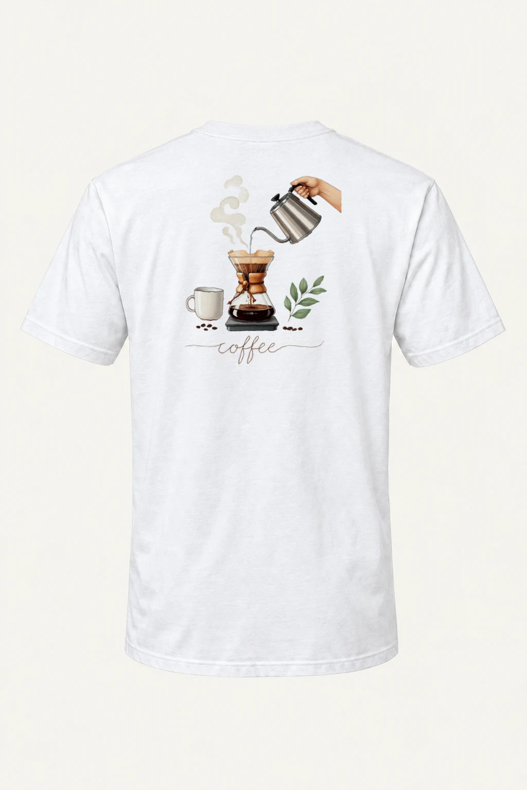 "Coffee Pour Over" Heavyweight Unisex Crewneck T-shirt | Gildan 5000